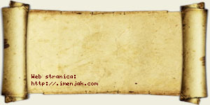 Anđela Vojinović vizit kartica